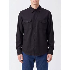 Aspesi Men Aspesi Wool Blend Shirt Jacket With Patch Pockets